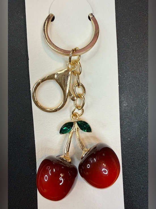 Accessories - Red and Green Cherry Bag Charm / Key Chain New in Package